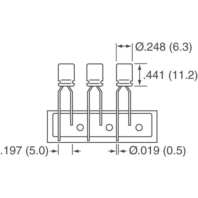 ECA-0JM471B Panasonic Electronic Components  Aluminium-Elektrolytkondensatoren